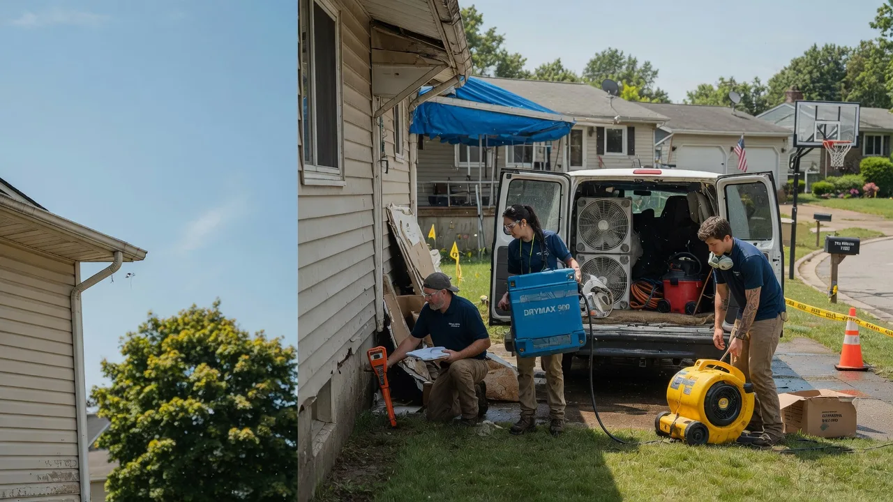 Ceiling Leak Cleanup in Gowen, MI near me